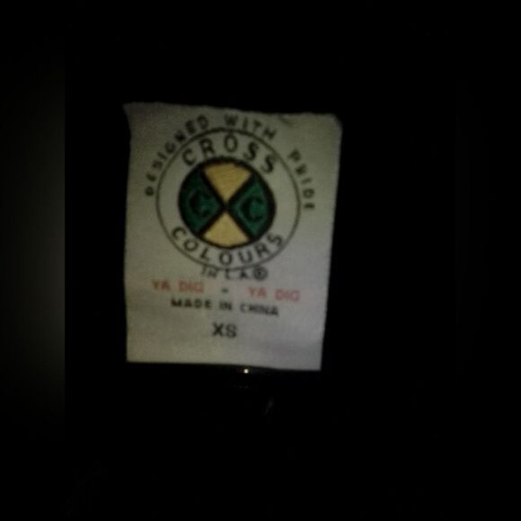 Unisex Cross Colours Patches Hoodie - Black, Size (XS) LIKENEW! - Picture 7 of 8